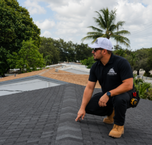 carlos seating on the roof