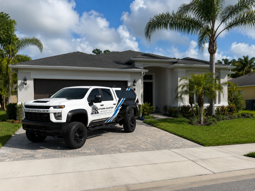 truck driveway